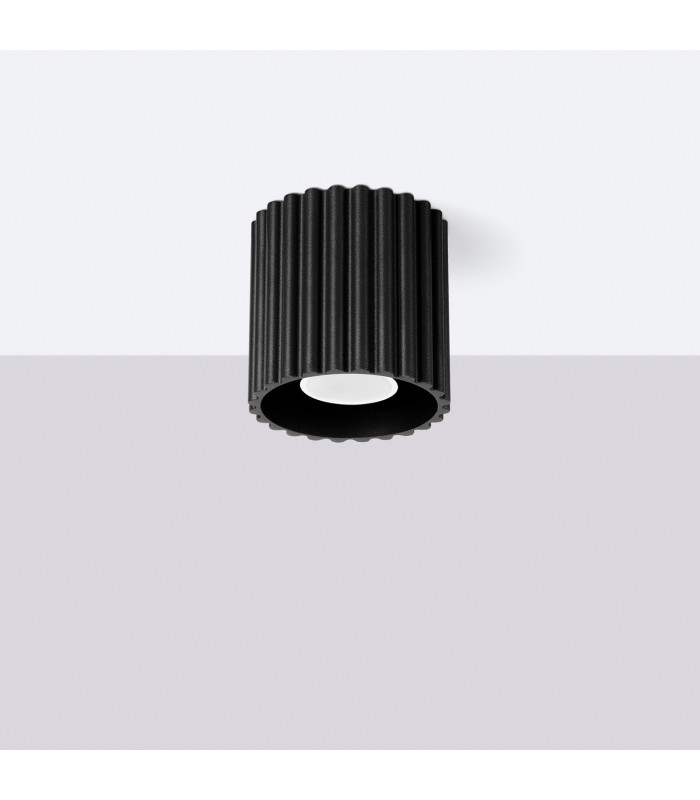 Aura Surface Mounted Downlight Black 1x GU10-2