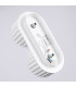 Aura Surface Mounted Downlight White 2x GX53-6