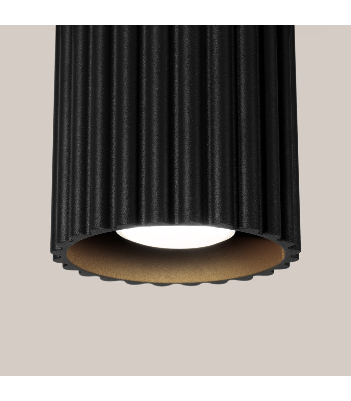 Aura Surface Mounted Downlight Black 1x GU10-4