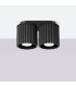 Aura Surface Mounted Downlight Black 2x GU10-2