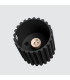 Aura Surface Mounted Downlight Black 1x GU10-5