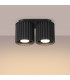Aura Surface Mounted Downlight Black 2x GU10-3