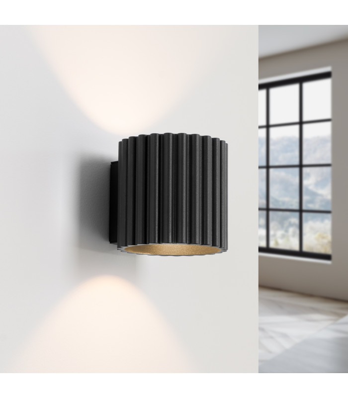 Aura Up & Down Wall Lamp Black 1x G9-3