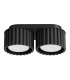 Aura Surface Mounted Downlight Black 2x GX53-1