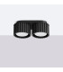 Aura Surface Mounted Downlight Black 2x GX53-2