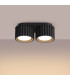 Aura Surface Mounted Downlight Black 2x GX53-3