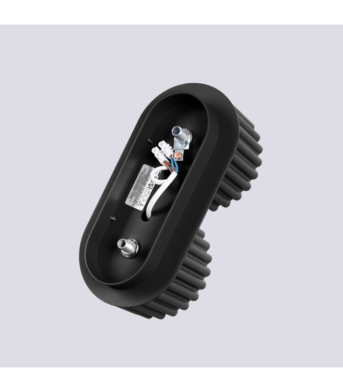 Aura Surface Mounted Downlight Black 2x GX53-6