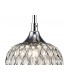 Ceiling Cluster Pendant 3 Light Round Polished Chrome, Clear Glass - 8