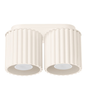 Aura Surface Mounted Downlight Beige 2x GU10-1