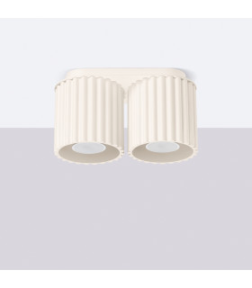 Aura Surface Mounted Downlight Beige 2x GU10-2