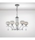 Ceiling Pendant 5 Light Polished Chrome, Clear Glass - 2