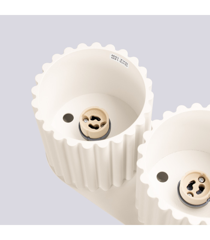 Aura Surface Mounted Downlight Beige 2x GU10-5