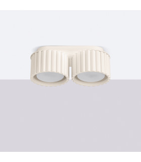 Aura Surface Mounted Downlight Beige 2x GX53-2