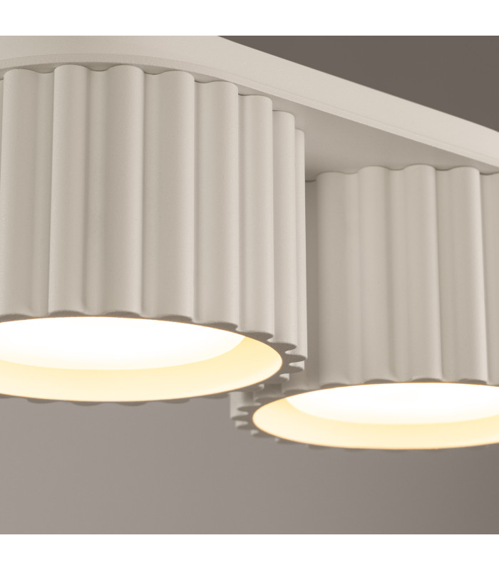 Aura Surface Mounted Downlight Beige 2x GX53-4
