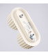 Aura Surface Mounted Downlight Beige 2x GX53-6