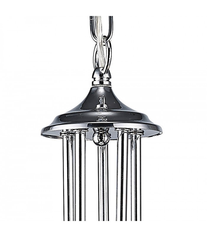Ceiling Pendant 5 Light Polished Chrome, Clear Glass - 5