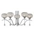 Ceiling Pendant 5 Light Polished Chrome, Clear Glass - 6