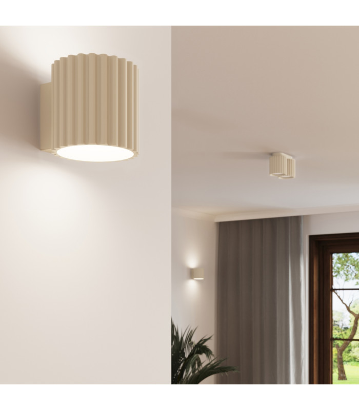 Aura Up & Down Wall Lamp Beige 1x G9-13