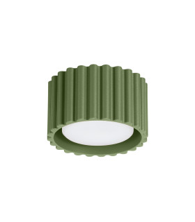 Aura Surface Mounted Downlight Olive Green 1x GX53-1