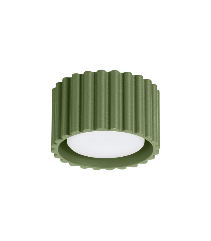 Aura Surface Mounted Downlight Olive Green 1x GX53-1
