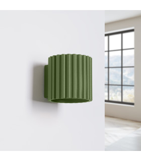 Aura Up & Down Wall Lamp Olive Green 1x G9-2