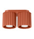 Aura Surface Mounted Downlight Red Ochre 2x GU10-1