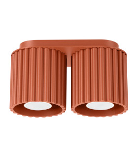 Aura Surface Mounted Downlight Red Ochre 2x GU10-1