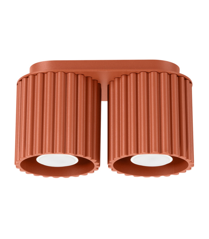 Aura Surface Mounted Downlight Red Ochre 2x GU10-1