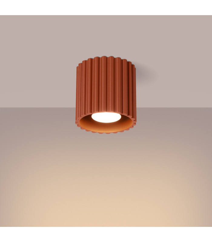 Aura Surface Mounted Downlight Red Ochre 1x GU10-3