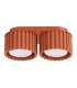 Aura Surface Mounted Downlight Red Ochre 2x GX53-1