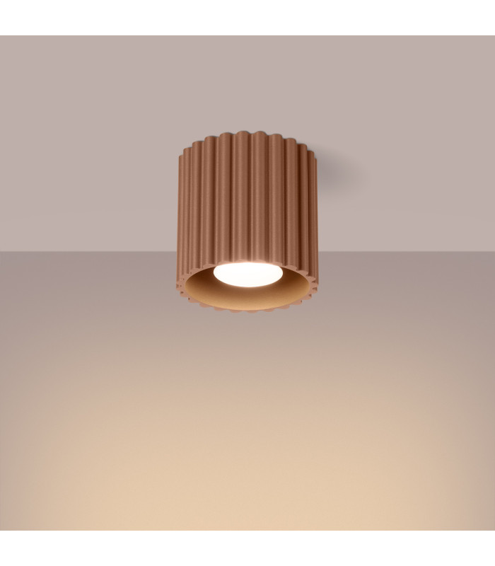 Aura Surface Mounted Downlight Mocha 1x GU10-3