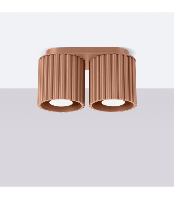 Aura Surface Mounted Downlight Mocha 2x GU10-2