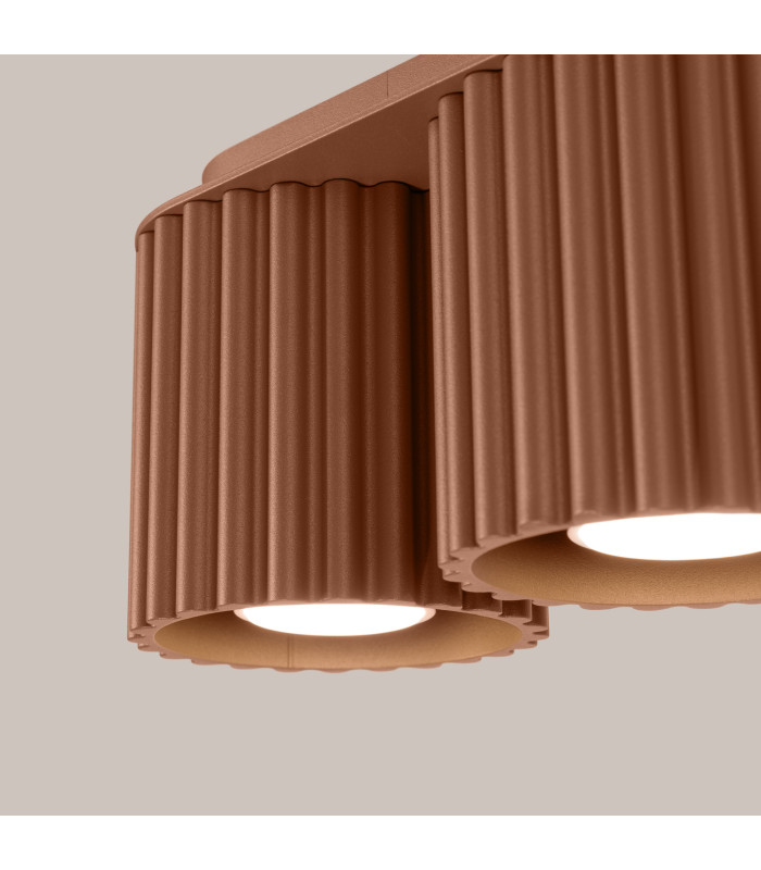 Aura Surface Mounted Downlight Mocha 2x GU10-4