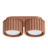 Aura Surface Mounted Downlight Mocha 2x GX53-1