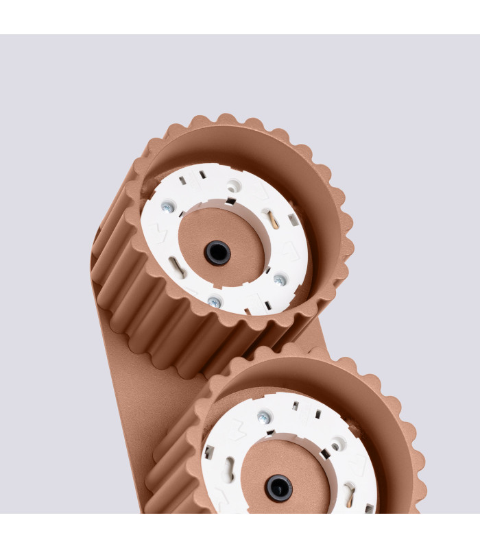 Aura Surface Mounted Downlight Mocha 2x GX53-5