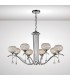 Ceiling Pendant 8 Light Polished Chrome, Clear Glass - 2