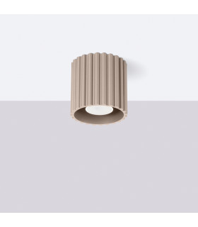 Aura Surface Mounted Downlight Taupe 1x GU10-2