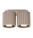 Aura Surface Mounted Downlight Taupe 2x GU10-1