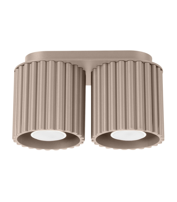 Aura Surface Mounted Downlight Taupe 2x GU10-1