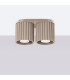Aura Surface Mounted Downlight Taupe 2x GU10-2