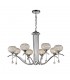 Ceiling Pendant 8 Light Polished Chrome, Clear Glass - 5