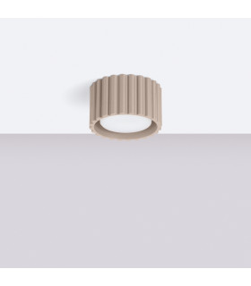 Aura Surface Mounted Downlight Taupe 1x GX53-2