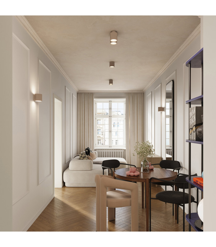 Aura Surface Mounted Downlight Taupe 2x GU10-9