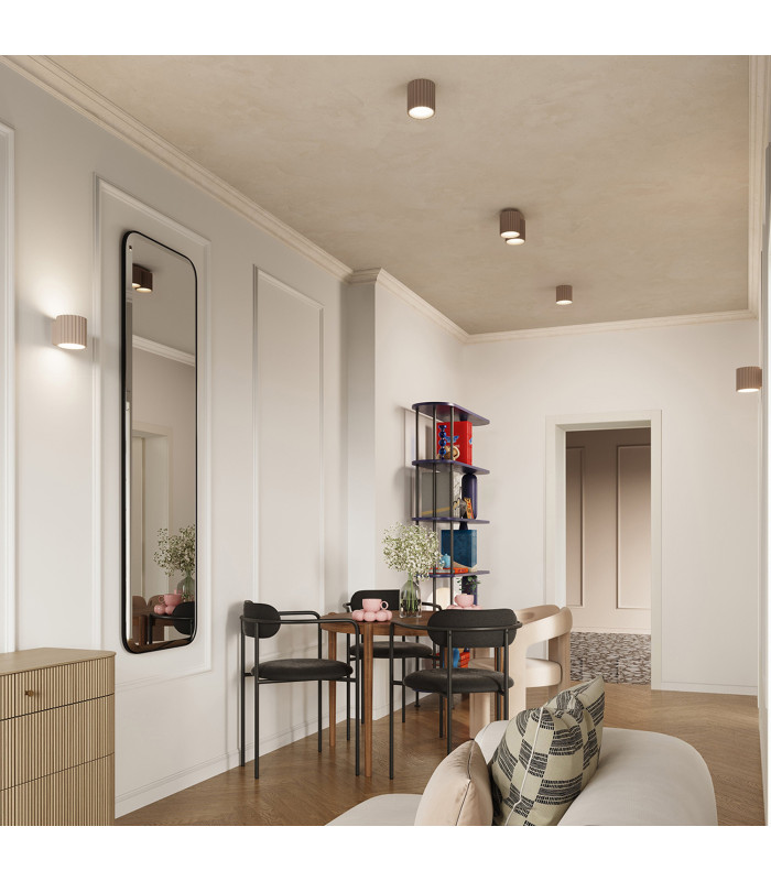 Aura Surface Mounted Downlight Taupe 2x GU10-10