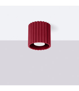 Aura Surface Mounted Downlight Burgundy 1x GU10-2