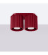 Aura Surface Mounted Downlight Burgundy 2x GU10-2