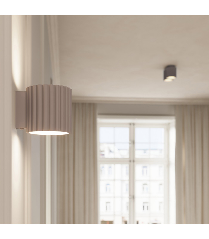 Aura Surface Mounted Downlight Taupe 2x GU10-11
