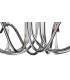 Ceiling Pendant 8 Light Polished Chrome, Clear Glass - 11
