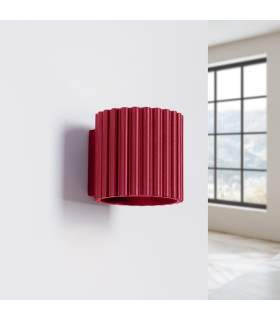 Aura Up & Down Wall Lamp Burgundy 1x G9-2