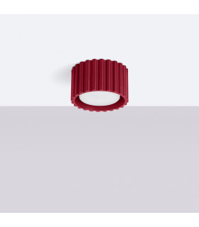 Aura Surface Mounted Downlight Burgundy 1x GX53-2